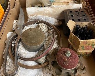 Old Pincushions/Sewing