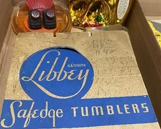Vintage Libbey Safedge Tumblers in Box