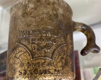 Old Shaving Soap Glass Mug