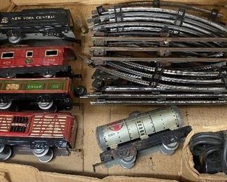 Marx Tin Litho Train Cars