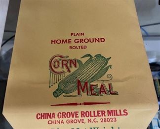 Old China Grove Roller Mills Corn Meal Sack