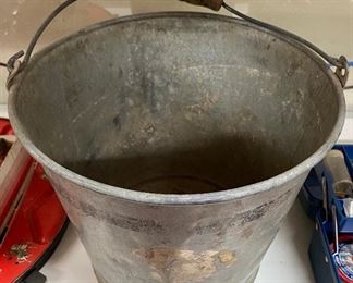 Galvanized Old Pail