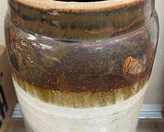 Stoneware Wax Seal Jar