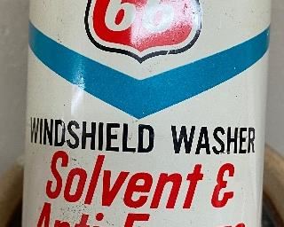 Vintage Metal Phillips 66 Windshield Wiper Can