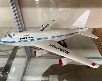 Vintage Plastic Pan Am Toy Plane
