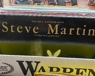 Box of Record Albums