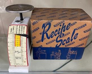 Vintage Hanson Recipe Scale in Box