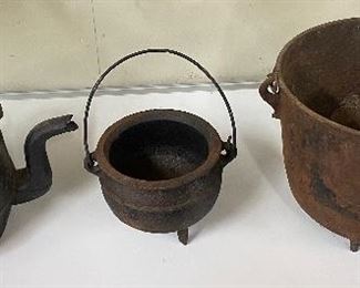 Cast Iron Pots and Kettles
