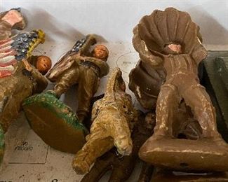 Old Composition Toy Soldiers