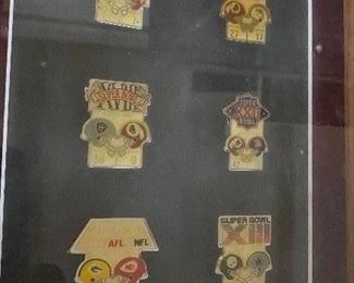 Commemorative Super Bowl Pins