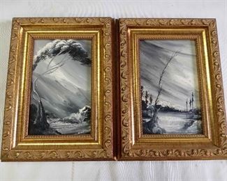 2 Gold Framed Paintings