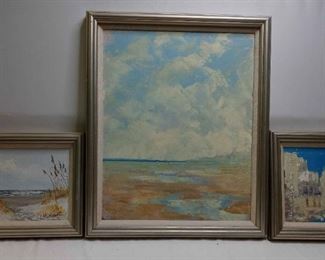 3 Paintings by Different Artists