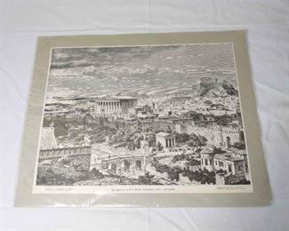 Athens At The Time Of Adrien Print