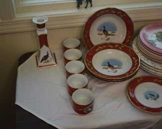 Odd lot of Lynn Chase holiday China - great for completing missing pieces 