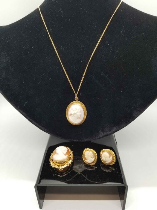 12k gf Cameo Jewelry