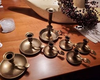 Vintage Georgetown brass candle sticks