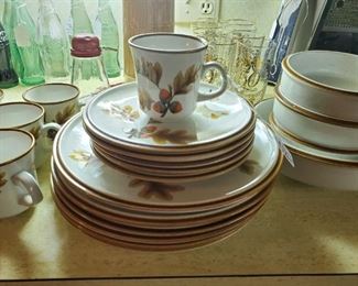 Nice set of vintage Mikasa Acorn Beauty dishware