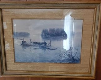 Ben Hampton signed prints throughout home