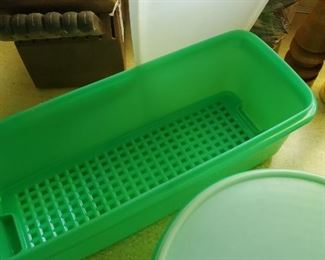 Vintage Tupperware pieces