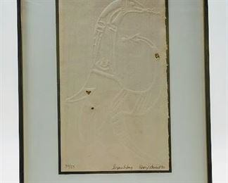 Signed and numbered.  Early work.