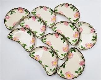Crescent salad plates.  