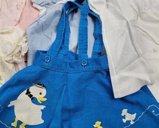 Adorable vintage baby clothes