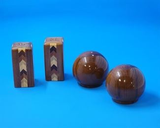 MCM wooden salt and peppers
