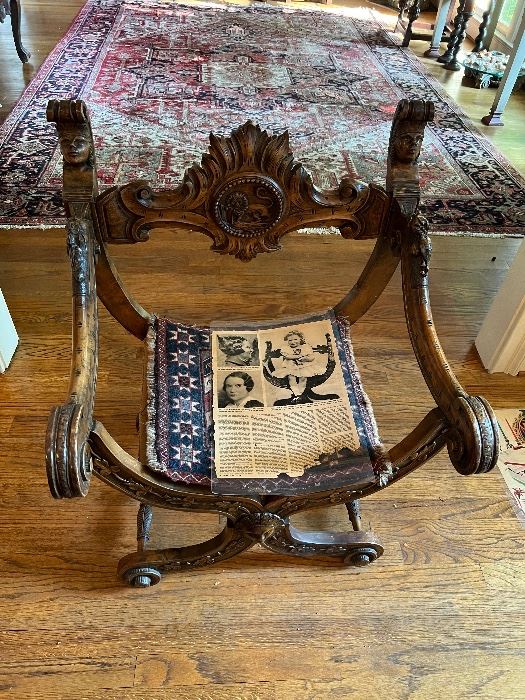 Childhood chair of Margaret Mitchell author of “Gone with the Wind”