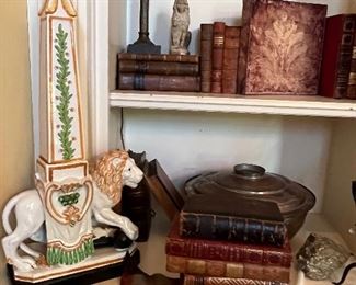 Antique books and other accessories