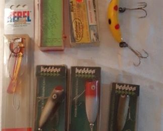 Vintage Lures and some lure boxes