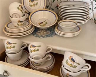 Italian pottery dishes
