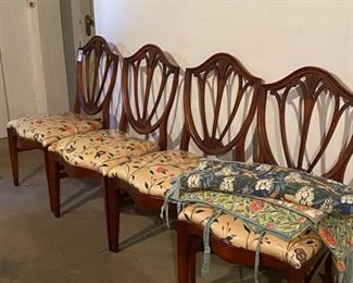 Dining chairs, set of 5