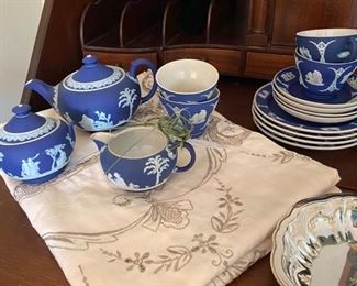 Wedgwood jasperware tea set