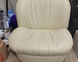 Leather Swivel Rocker Chair