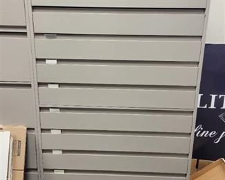 10 Drawer Lateral Industrial Filing Cabinet