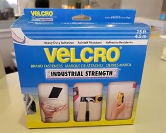 VELCRO Brand Industrial Strength White Hook & Loop Tape, 15 Ft.