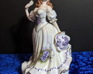 Purple Flower Figurine