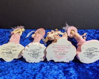 Thomas Kinkade Figurines Pink 1 Marks