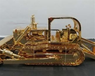 RARE! First Gear Golden Edition Construction Pioneers #79-0001 TD-25 Crawler * 24ct Gold plated * 1:25