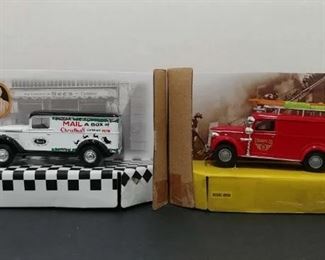 2 Qty. Matchbox # 92583 '37 GMC Rescue Squad # 92296 '37 GMC * See's Candies