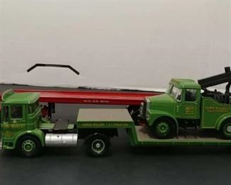 2 Qty. Corgi # 31003 AEC Ergomatic Articulated, Scammell Highwayman Crane and Low Loader Set *1:50 * Leyland Ergomatic