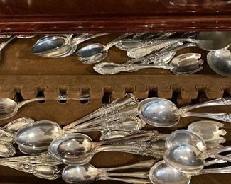 Plethora of sterling spoons! King Richard