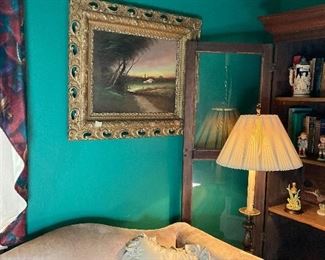 Floor lamp and original art