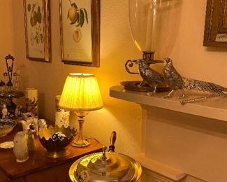 Pheasants and beautiful chafing dish