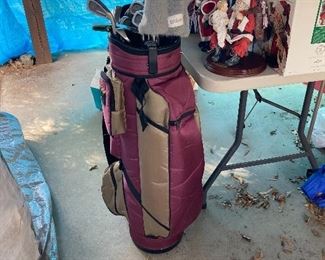 One of four sets of clubs