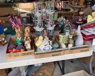 Easter, Halloween, Christmas decor galore!
