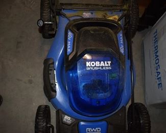 Kobalt Battery Operated Lawn Mower