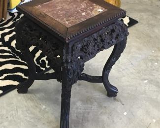 19th c. Rosewood Chinese Plant Stand