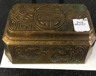 Early 20th c. Bronze Trinket Box by Tiffany & Co.