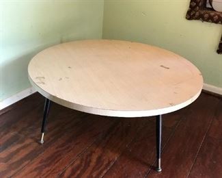 #5	table	mid century coffee table with laminate top 36x16	 $ 65.00 																						